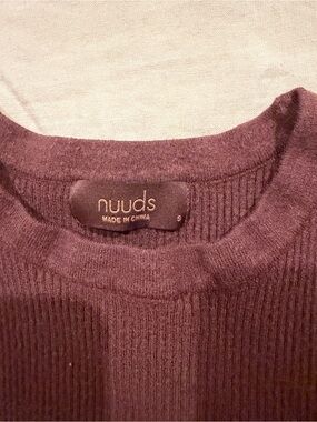 nuuds Ribbed Crewneck Sweater